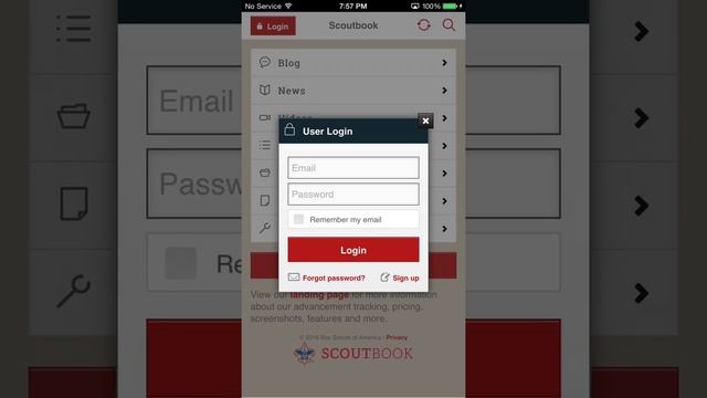 Scoutbook Home Screen Icon on iPhone смотреть онлайн