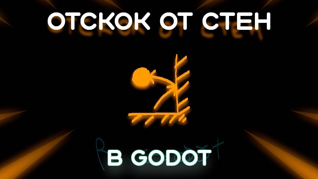 Скольжение и отскок от стен в Godot 4 (Перезалив)