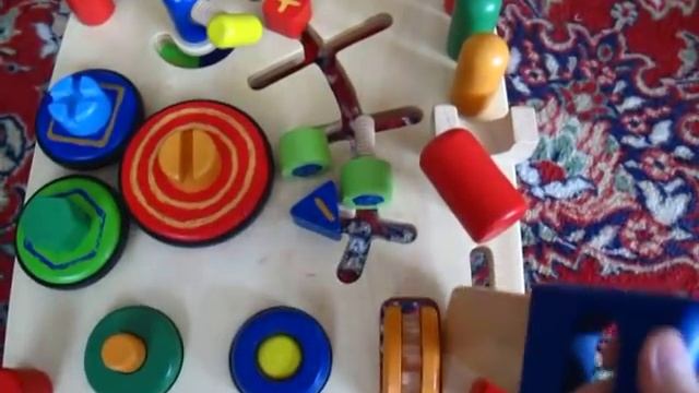Развивающий деревянный стол с инструментами I'm Toy смотреть онлайн