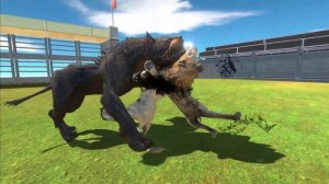 CERBERUS HELLHOUND vs LION - Animal Revolt Battle Simulator