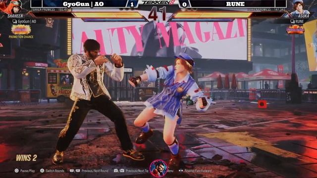 T8 GyoGun | AO (Shaheen) vs Rune (Asuka) 🔥🔥🔥 Tekken 8 PS5 🔥🔥🔥 смотреть онлайн