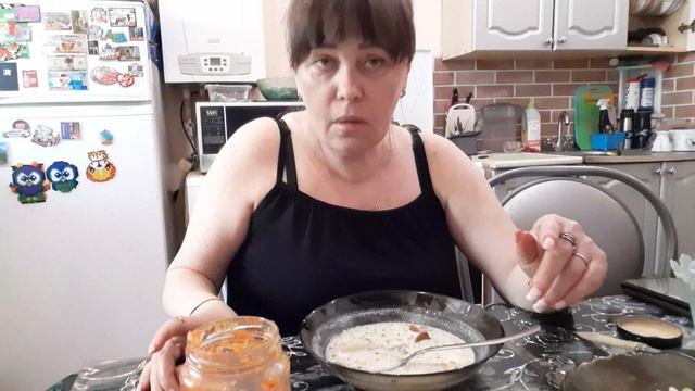Мукбанг  Грибной суп  Макароны с фаршем, и это все для меня любимой
