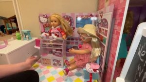 Ella introduces her American Girl , Our Generation and My Life Dolls.