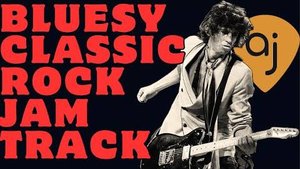 Bluesy Classic Rock Guitar Jam Track (B Minor Mixodorian - 130 BPM)