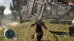 Assassin's creed 3 Достаем перо с мельницы в Тройз-Вуд