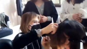 Каскадная Стрижкa POINT CATTING. #pointcuting #haircut