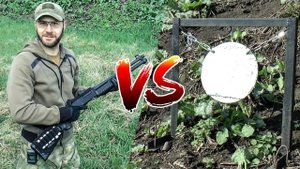 БОМЖ-ГОНГ из металлолома против ДРОБИ, КАРТЕЧИ, ПУЛИ 12 калибра