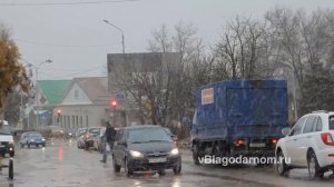 Снегопад в Благодарном, 17 марта 2014 года.