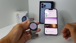 Como configurar Galaxy Watch Active 2 no iPhone