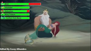 The Little Mermaid: Ariel's Beginning (2008) Final Battle with healthbars 2/2