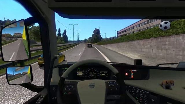 Прохождение Euro Truck Simulator 2 - Часть 11: Очень красивая дорога в горах