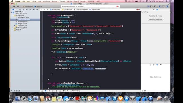 Apple Swift Tutorial: Simple iOS Swift GUI Application
