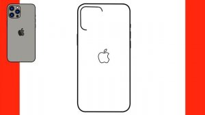 How to Draw iPhone 13 Pro - Apple