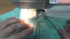 как обработать разрез по линии низа платья юбки красиво и аккуратно  автор уроков тимофеев александр