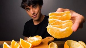 Eating One ORANGE A Day: Which Fruit A Day Keeps The Doctor Away | McBang ASMR | the Orange Guy