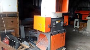 Дробилка FS-500 с ножами типа "ласточкин хвост", измельчение канистр