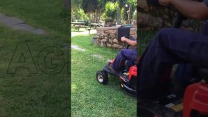 Esempio di funzionamento del Rider trattorino rasaerba MTD Minirider 60 RD