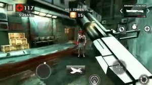Dead trigger 2 scorpion evo & grenade launcher gameplay iOS level 54 on hard.