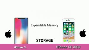 iPhone SE 2020 VS iPhone X