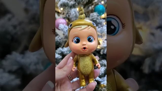these GOLDEN cry babies are so adorable 😍 @IMCToysOfficial #unboxingtoys #crybabies