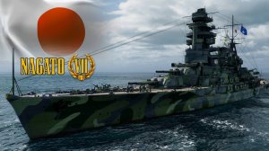 NAGATO Японский линкор VII Уровня. Старый но хороший боец ! World of Warships "Мир кораблей"