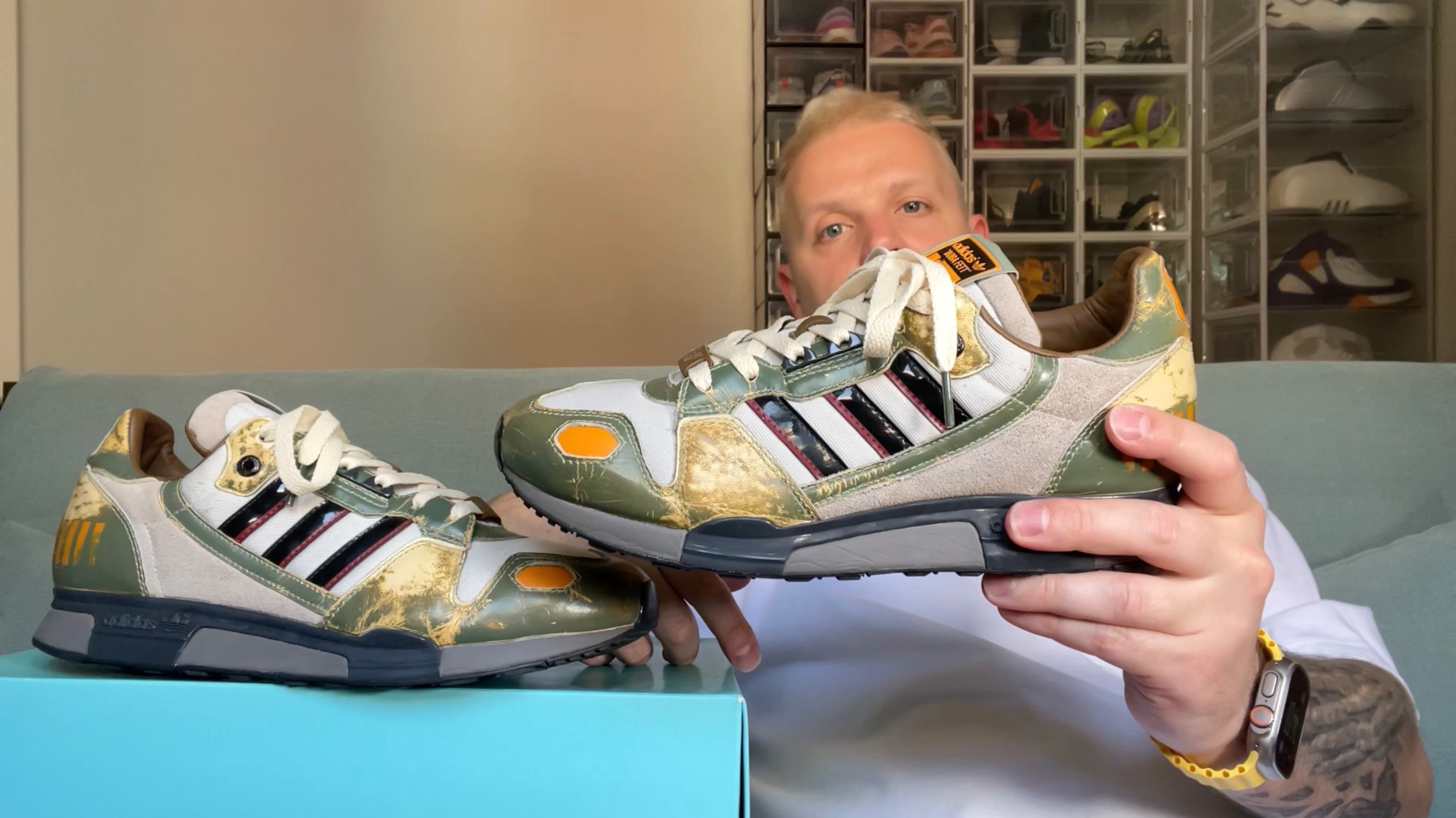 Обзор кроссовок №211: Adidas ZX 800 x Star Wars ''Boba Fett''