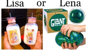 LISA OR LENA GAME 💖 What do You Like? | Lisa and Lena #15