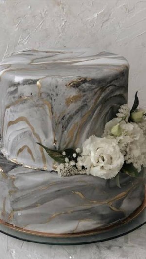 Учимся делать МРАМОРНУЮ МАСТИКУ от Адель @adel_cake_studio