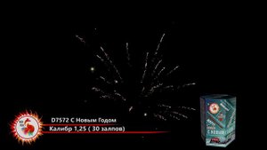 Новогодний фейерверк С НОВЫМ ГОДОМ D7572 Red FOX