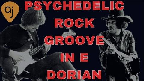 Atmospheric Psychedelic Rock Jam Guitar Backing Track (E Minor 110 BPM)