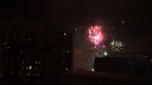 Новый год 2017, праздничные салюты в Сургуте (01.01.17)