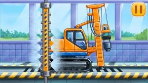 Truck games for kids - build a house, car wash Android / IOS Gameplay