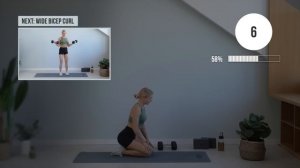 20 MIN TONED UPPER BODY Workout with Weights - Intense Push & Pull Home Workout with dumbbells