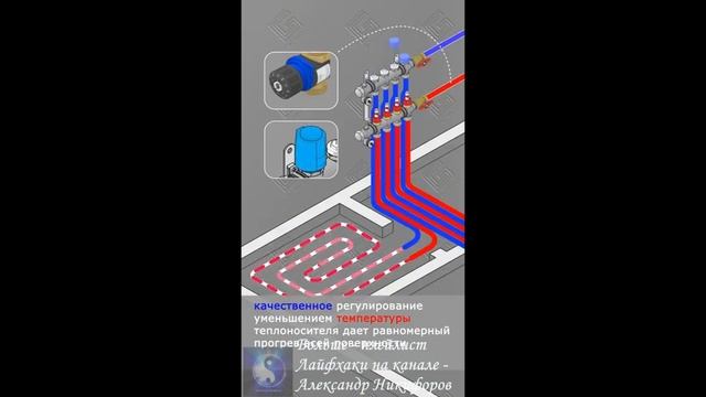 Лайфхак. Регулировка температуры при отоплении теплым полом