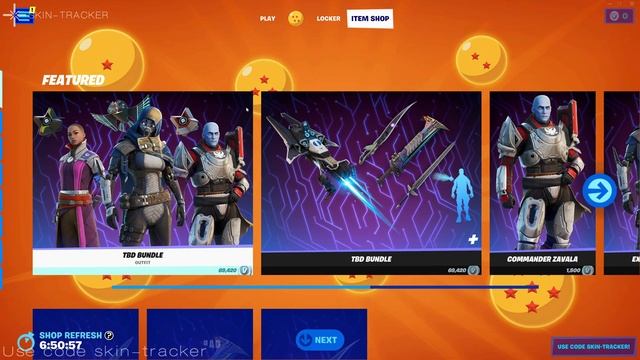 DESTINY BUNDLE In Fortnite ITEMSHOP Preview (Exo Stranger, Commander Zavala, Emote...)