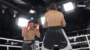 Казах удивил Российского боксера своими ударами-Диас Тастемиров vs Юрий Рябой.