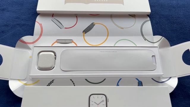 Apple Watch 7 unboxing | Starlight band (41 mm) ✨✨so cool ⌚️📲