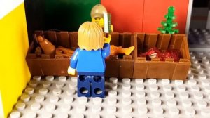 Разрушение дома. Лего мультфильм.