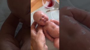 Расписываем силиконовую куклу Реборн. Красный цвет