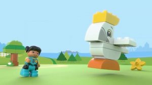 LEGO DUPLO - Head, Shoulders, Knees and Toes | Nursery Rhymes | Kids Songs ABCs 123
