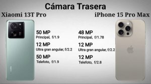 Xiaomi 13T Pro vs iPhone 15 Pro Max