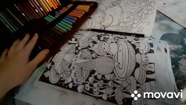 Начинаю новые раскраски /Mariola Budek/Mythographic Wanderlust/Миллион магических существ смотреть онлайн