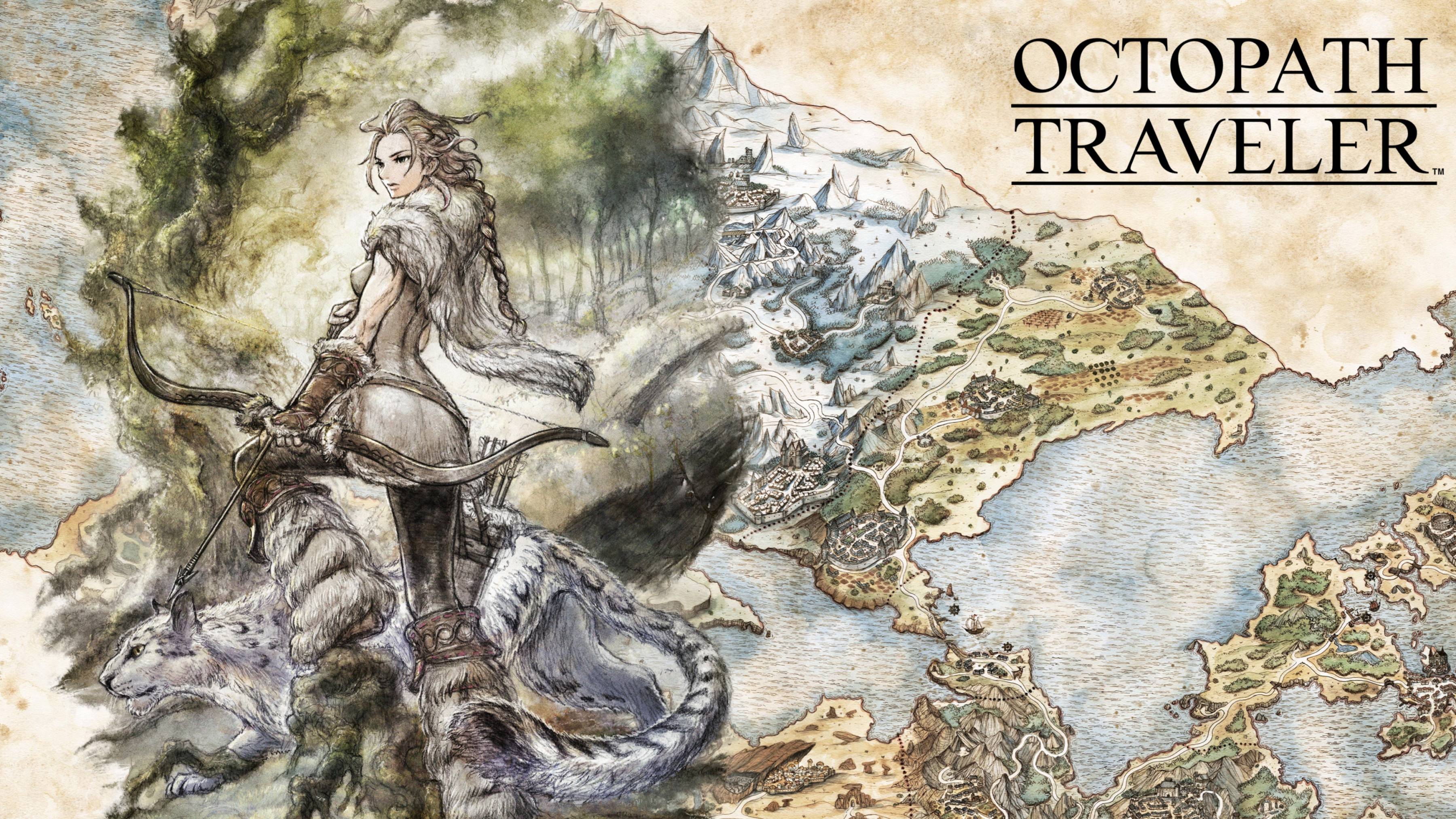 JRPG Octopath Traveler прохождение# 1 начало приключений