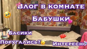 Влог с басиками в комнате бабушки!||Басики поссорились?