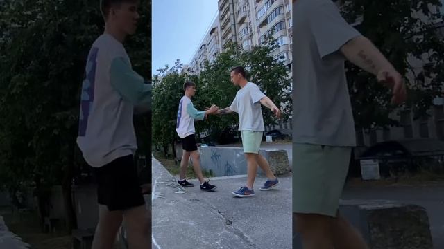 Тренировка паркура и фрирана на Озерках #shorts