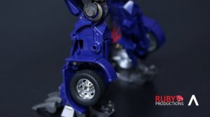 Optimus Prime Evasion Transformers Movie 4 WeiJiang Black Apple M01 (Stop motion animation)