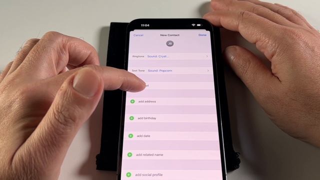 iPhone 14 Pro Max - How to AddDelete a Contact iphone14promax  iphone14max