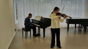 Ж. Обер - "Жига". Исполняют: Шитикова Дарья (скрипка), Урсул С.В. (фортепиано)