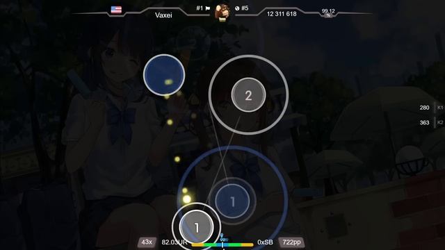 [9.24⭐] Vaxei | Mrs. GREEN APPLE - Ao to Natsu (katagiri Bootleg) [Summer] 98.88% {607pp 2❌}