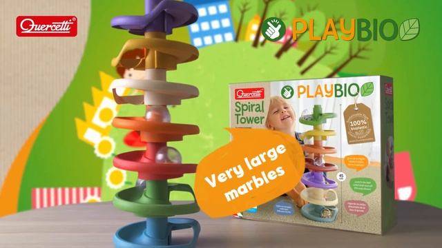 QI-86501 Spiral Tower Play Bio - Quercetti at Heebie Jeebies смотреть онлайн